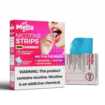 Raspberry Melta Nicotine Strips | 20 Strips/Pack