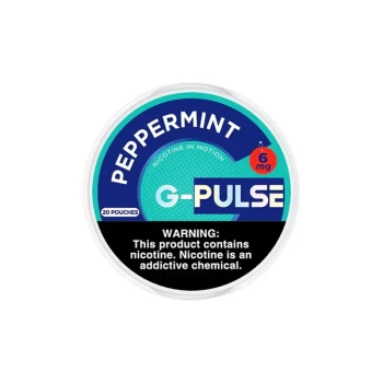 G-Pulse Peppermint Nicotine Pouches | 20 Pouches/Pack