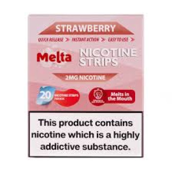 Strawberry Melta Nicotine Strips (20 Strips/Pack)