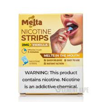 Vanilla Melta Nicotine Strips 20 Strips/Pack